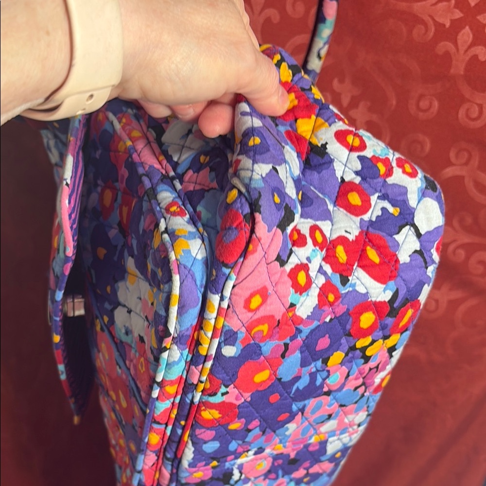 Vera Bradley Colorful Floral Bowler Bag EUC - Picture 11 of 12